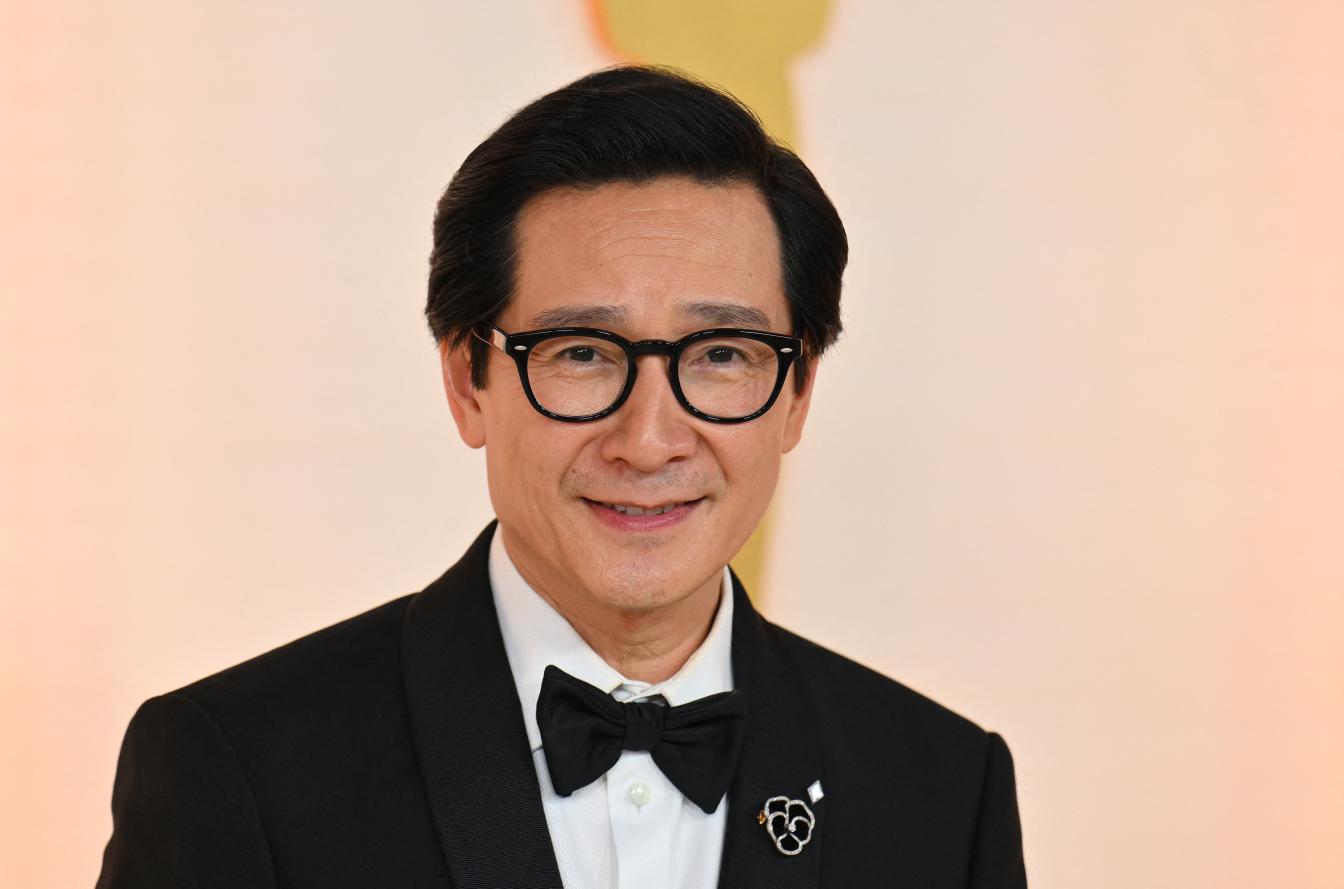 Vietnamese actor Ke Huy Quan attends the 95th Annual Academy Awards at the Dolby Theatre in Hollywood