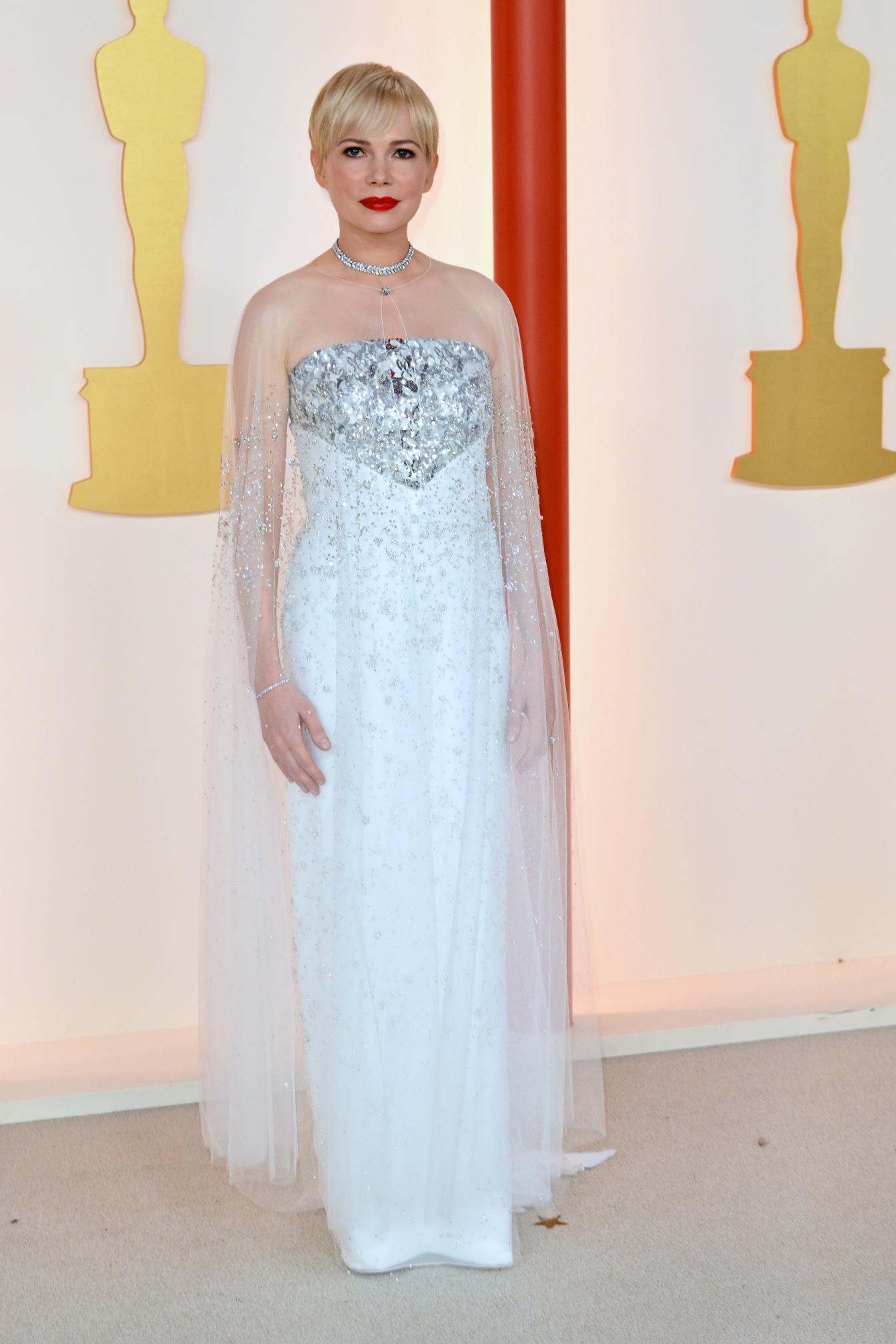 US actress Michelle Williams attends the 95th Annual Academy Awards at the Dolby Theatre in Hollywood