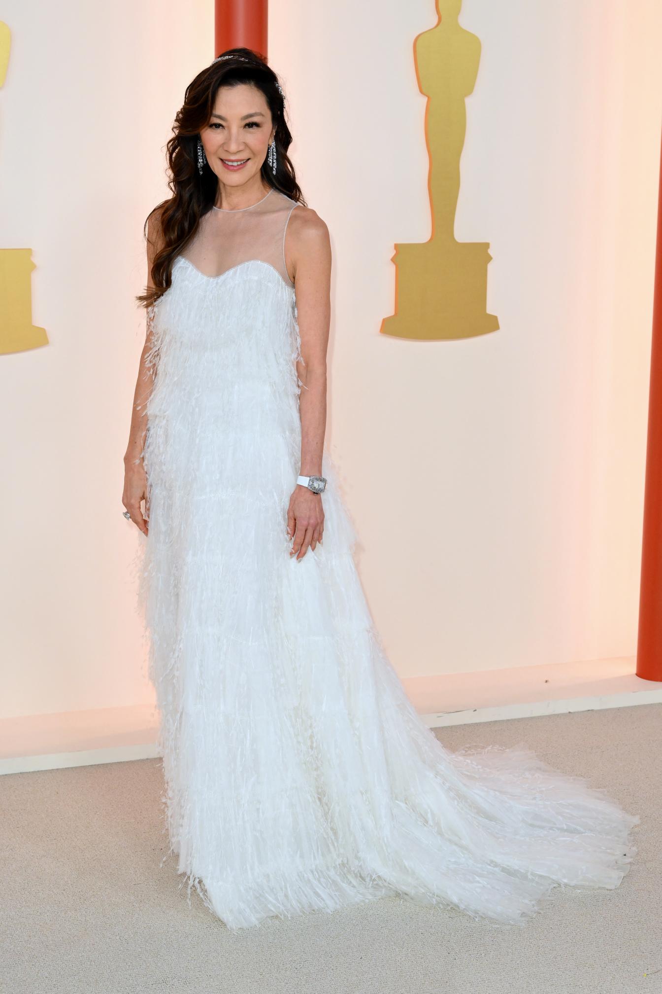 Malaysian actress Michelle Yeoh attends the 95th Annual Academy Awards at the Dolby Theatre in Hollywood