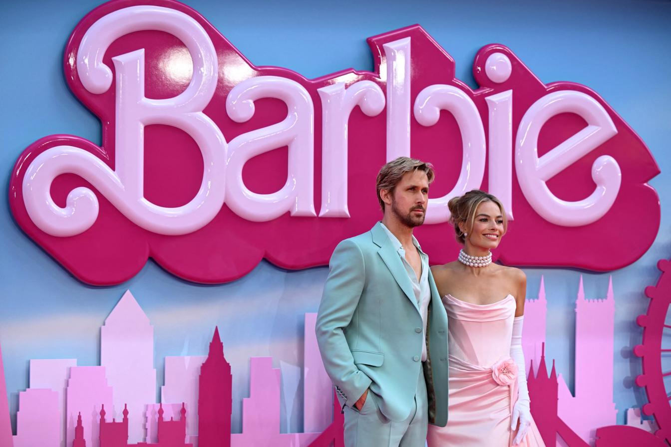 Ryan Gosling und Margot Robbie bei der Barbie Premiere