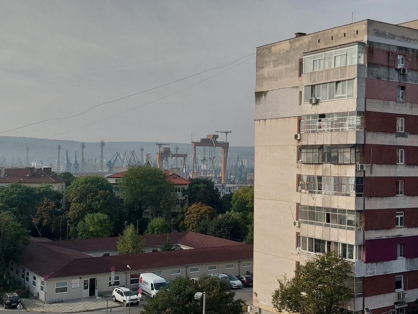 Blick über die Hafenstadt Varna