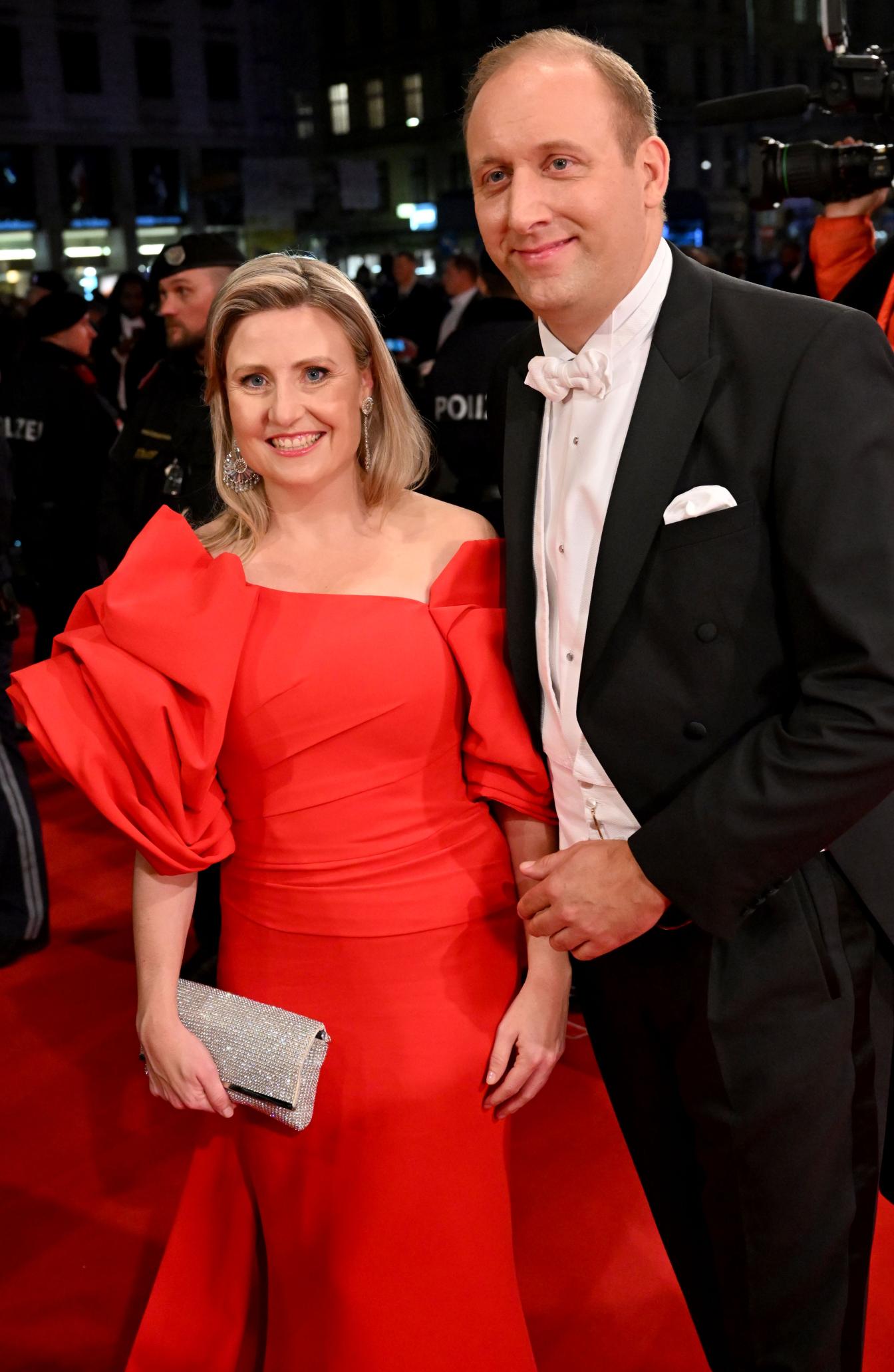 Bundesministerin Susanne Raab (ÖVP) mit Ehemann