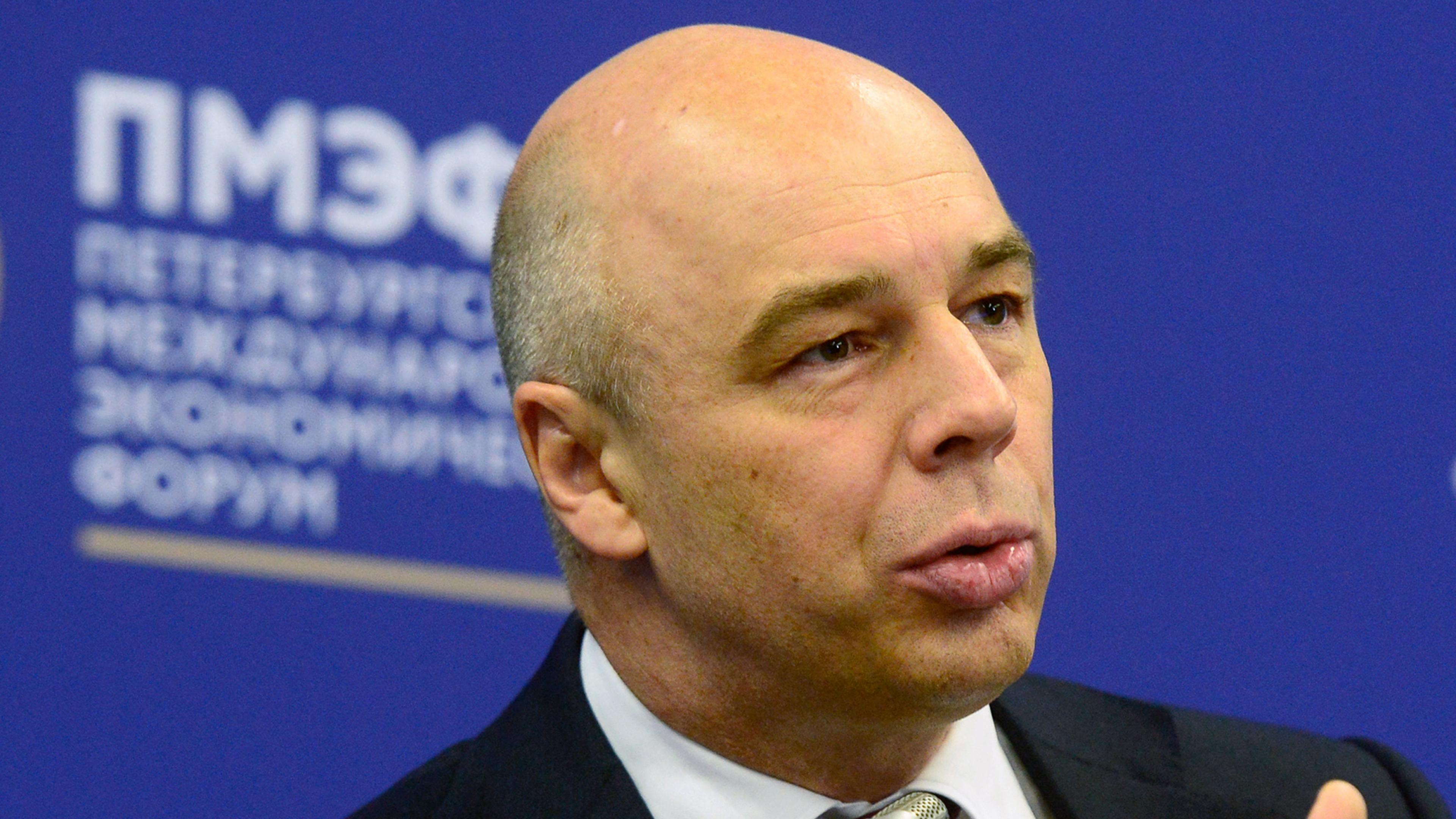 Russland Finanzminister Anton Siluanov Siluanow